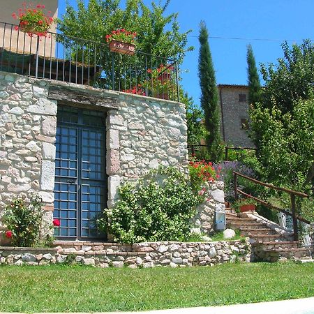 Agriturismo Roccagelli Vallo di Nera ภายนอก รูปภาพ