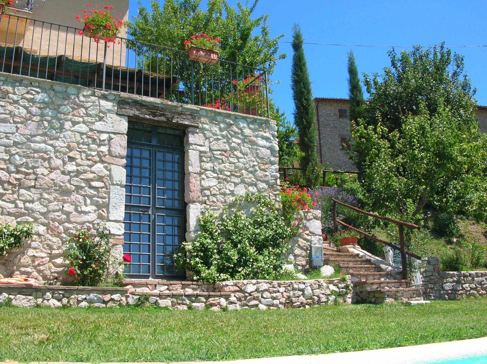 Agriturismo Roccagelli Vallo di Nera ภายนอก รูปภาพ